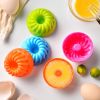 12pc Set Silicone Baking Cups Reusable Cupcake Liners