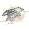 French Fry Cutter, Stainless Steel Fruit Cutter, Vegetable Cutter