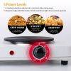 Double Electric Burner Portable Dual Counter Stove
