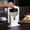Stainless Steel Bagel Guillotine Slicer W/ Safety Handle