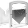 Stainless Steel Bagel Guillotine Slicer W/ Safety Handle