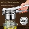 Stainless Steel Manual Juicer; Household Lemon Squeezer