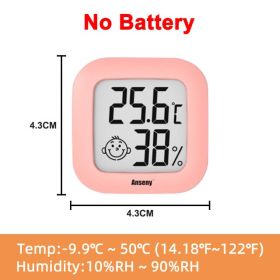 Mini LCD Digital Thermo-Hygrometer Thermometer Sensor (Color: Pink1)