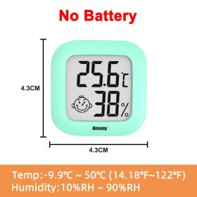 Mini LCD Digital Thermo-Hygrometer Thermometer Sensor (Color: Sea Green1)