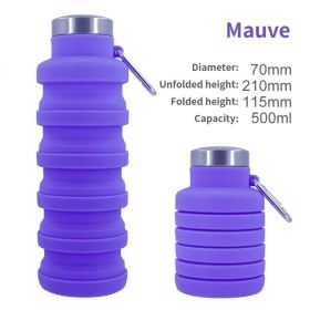 Outdoor Retractable Water Bottle (Color: A07 500ML, Capacity: as shown)