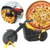 Stainless Steel Pizza Cutter, Pizza Wheel, Metal Pizza Knife