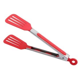 Cross-border Exclusively For 9" Nylon Square Head Food Clip (Color: Red)