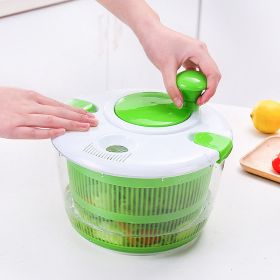 Vegetable Fruit Salad  Multifunctional Tool Spinner (Color: GREEN-B)