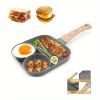 Fry Pan For Egg, Non Stick w/ Wooden Handle