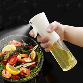 2Pcs Oil Sprayer for Cooking; Olive Oil Sprayer Mister (Color: White, Capacity: 200ml)