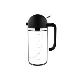 1pc 2-in-1 Oil Bottle Sprayer (Color: Black)