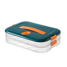 Refrigerator Dumpling Storage Box Frozen Dumplings Multi-layer (Quantity: Two-layer)