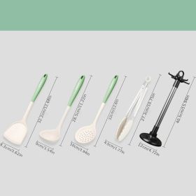 Silicone Spatula Non-stick; Kitchen Utensils Set (Quantity: Spatula Set Of 5)