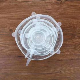 6Pcs Food Silicone Cover (NUM: 2Sets)