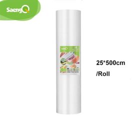 saengQ vacuum bags for food Vacuum Sealer (size: 25*500cm)