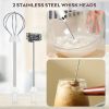 Milk Frother Handheld Rechargeable W/ 2pcs Stainless Whisk