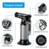 Butane Torch Lighter Refillable Blow Torch Adjustable Flame