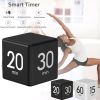 Digital Display Cube Shape Countdown Kitchen Timer