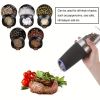 Electric Pepper Mill Gravity Induction Salt Shaker Grinder