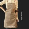 Waterproof And Oil-proof Apron With Pockets