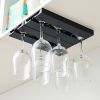 1pc Perforated Free Wine Glass Hanging Holder