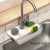 Sink Splash Guard; Drain Storage Rack