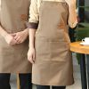 Waterproof And Oil-proof Apron With Pockets