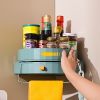 Kitchen Rotary Shelf; Multifunctional Storage Tray