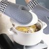 Silicone Oven Mitts; Heat Insulation Pad