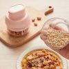 Electric Mini Garlic Masher Food Processor w/ Peeler & Spoon