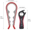 1pc Lid Opener Tool; Jar Opener For Weak Hands