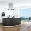36" Stainless Steel Island Mount Range Hood w/LED Lights