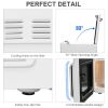 Retro Microwave w/ 5 Micro Power & Auto Cooking Function