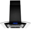 36" Stainless Steel Island Mount Range Hood w/LED Lights