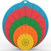 5pcs Silicone Fresh-keeping Cover; Microwave Heating Cover