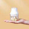 Household Small Electric Mini Food Processor Garlic Masher