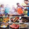 5pcs Non-stick BBQ Grill Mat Baking Mat