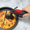 Stainless Steel Pizza Cutter, Pizza Wheel, Metal Pizza Knife