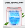 26lbs/24h Portable Countertop Ice Maker Machine w/ Scoop