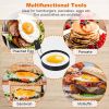 Multicolor Nonstick Egg Rings; Round Ring Molds