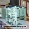 36" Stainless Steel Island Mount Range Hood w/LED Lights