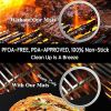 5pcs Non-stick BBQ Grill Mat Baking Mat