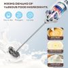 Milk Frother Handheld Rechargeable W/ 2pcs Stainless Whisk
