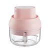 Electric Mini Garlic Masher Food Processor w/ Peeler & Spoon