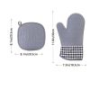 Silicone Oven Mitts; Heat Insulation Pad