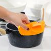 Anti-Spill Silicone Slip On Pour Soup Spout Funnel
