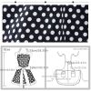 Retro Polka Dot Aprons, Ruffle Side Vintage Cooking Apron