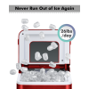 26lbs/24h Portable Countertop Ice Maker Machine w/ Scoop